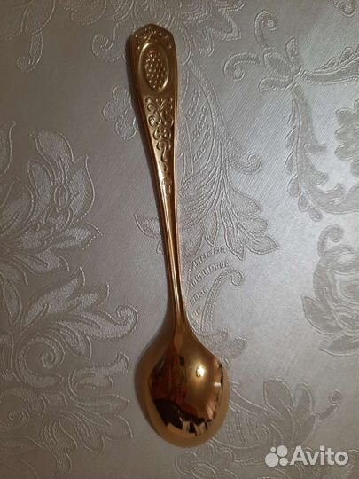 Ложки чайные позолоченные