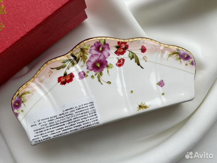 Салфетница фарфоровая Royal Crown новая