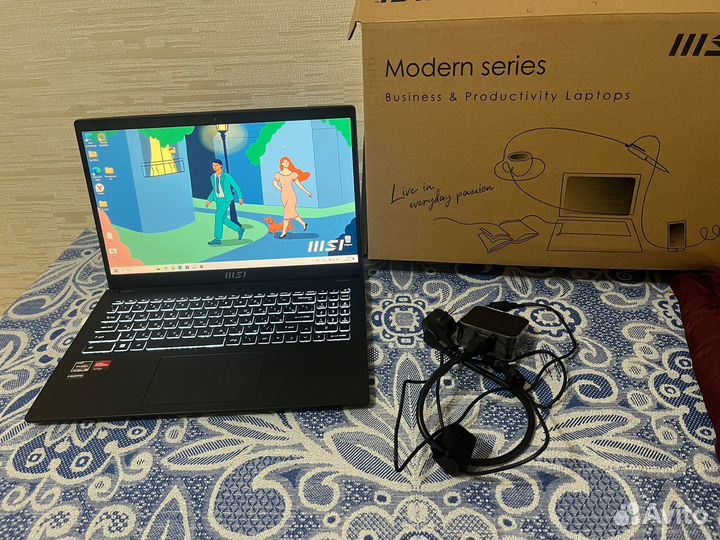 Ноутбук msi modern 15