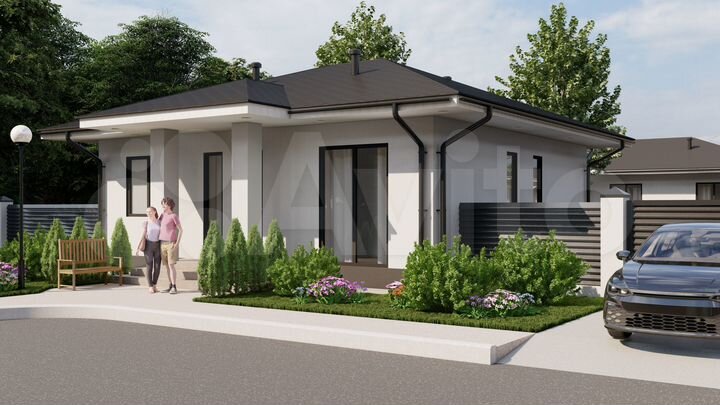 Дом 71 м² на участке 6 сот.