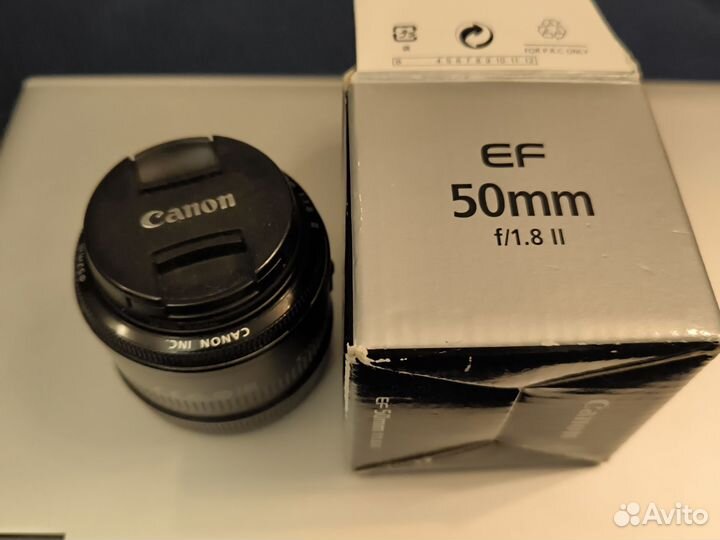 Объектив canon 50mm 1 8 II
