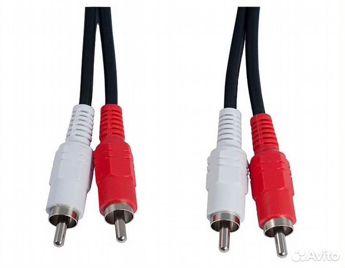 Кабель perfeo 2xRCA вилка - 2xRCA вилка, 1.0 мeters (R3001)