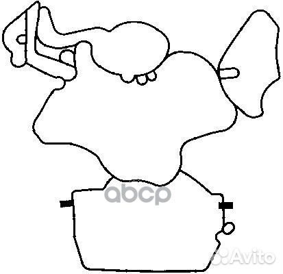 Прокл.пер.крышки VAG 3.0TDI 11- 122.472 Elring