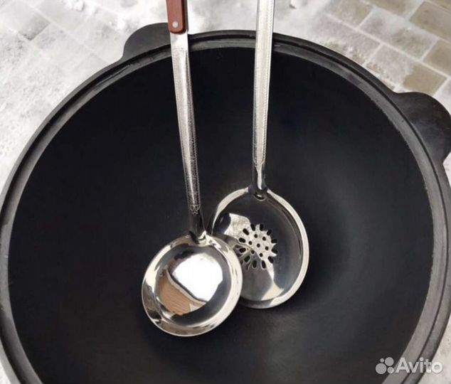 Казан чугyнный 12 литрoв с печкой