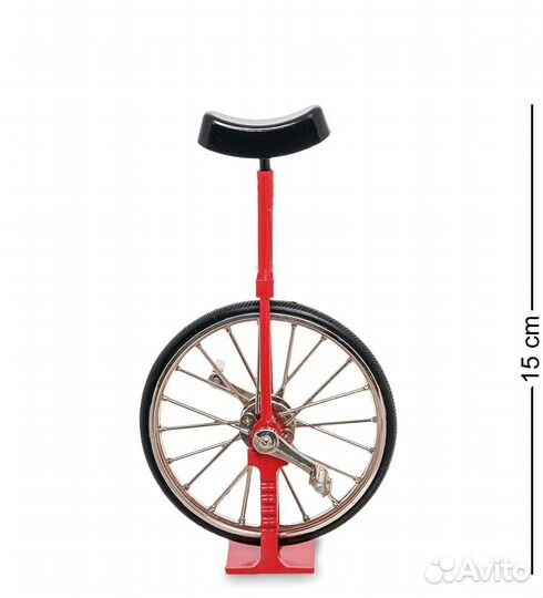 Фигурка-модель 1:10 Моноцикл Unicycle красный A2148233