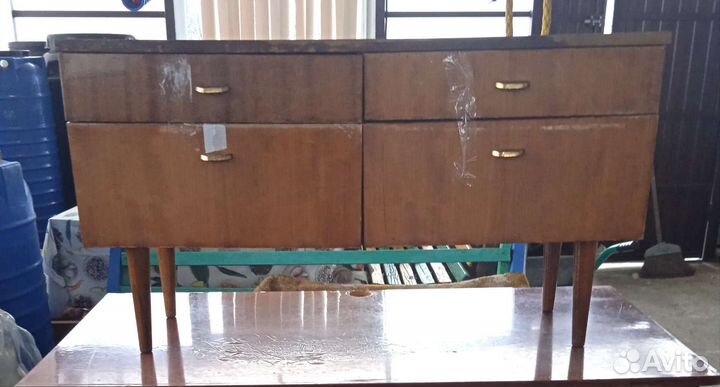 Тумба винтаж Мидсенчури хайборд