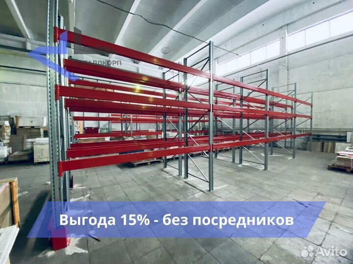 Стеллажи фронтальные для склада