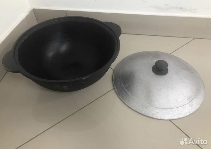 Казан чугунный узбекский 4,5л
