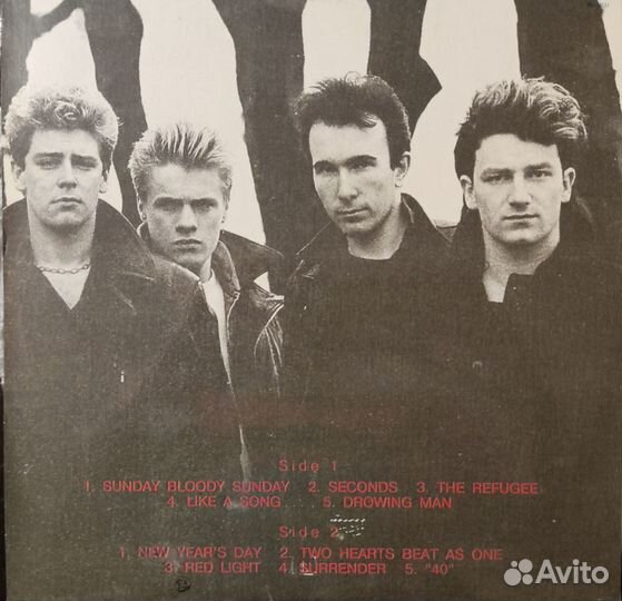 U2 - War lp vinyl Россия