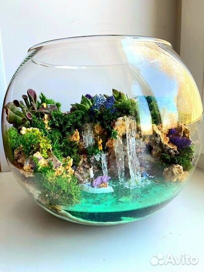 Весенняя цветочная композиция Флорарум Моссариум