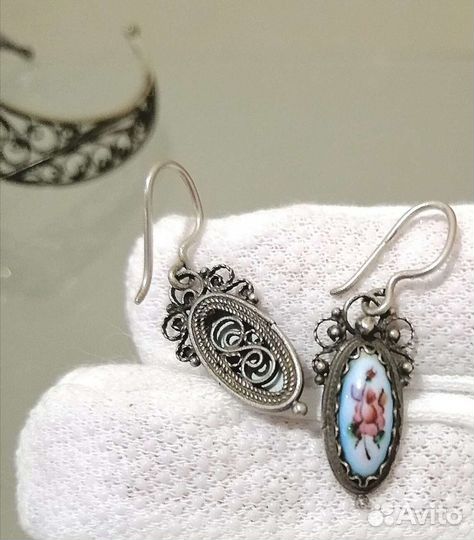 Комплект скань, финифть