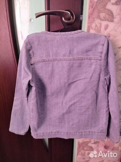 Джинсовая куртка для девочки 122