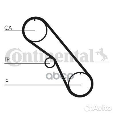 Ремень грм (95 зуб.,19mm) CT861 Continental
