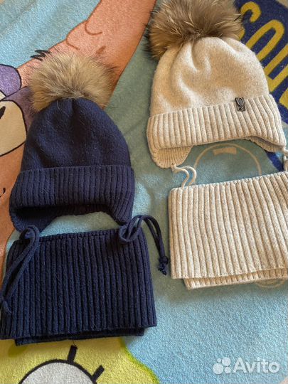 Зимние шапки вязаные