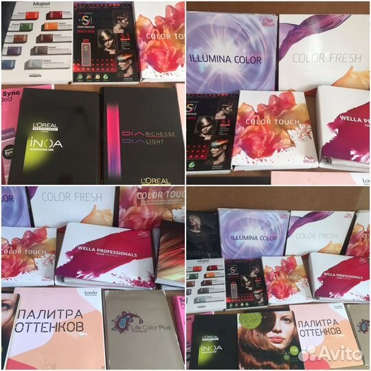 Палитра красок для волос