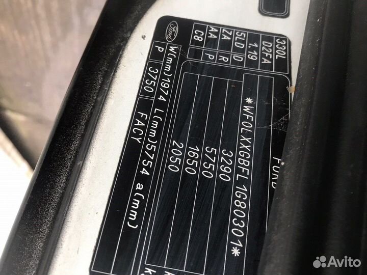 Разобран на запчасти Ford Transit 2000-2006