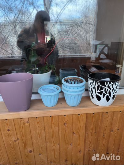 Цветочные горшки