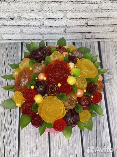 Цветы из мармелада подарки