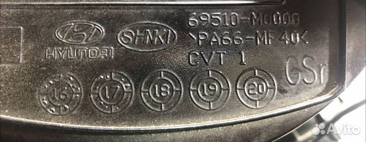 Лючок бензобака Hyundai Creta (GS) I (2015– н.в.)