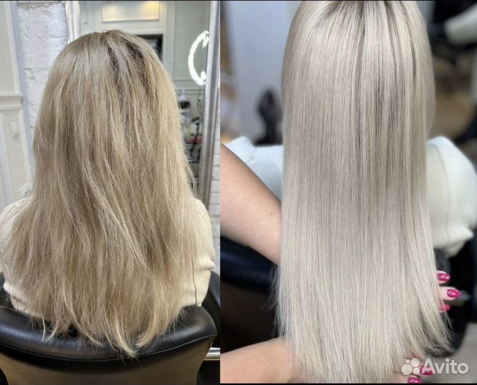 Кератиновое выпрямление волос модель