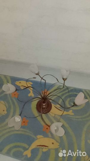 Люстра потолочная бу