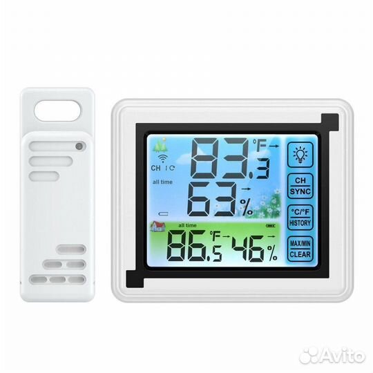 Погодная станция с внешним беспроводным датчиком