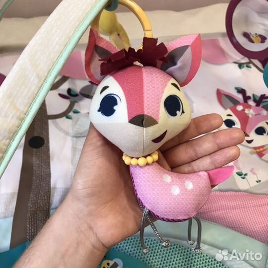 Детский развивающий коврик Tiny love + дуга