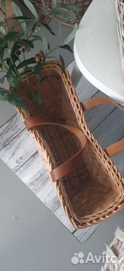 Плетёная сумка-шопер