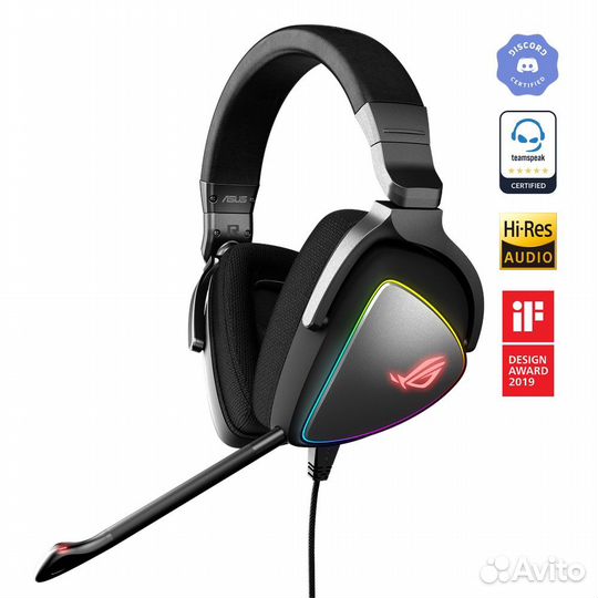 Гарнитура новая Asus ROG delta RGB Quad-DAC exclus