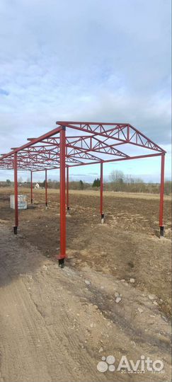 Изготовление навесов и ферм