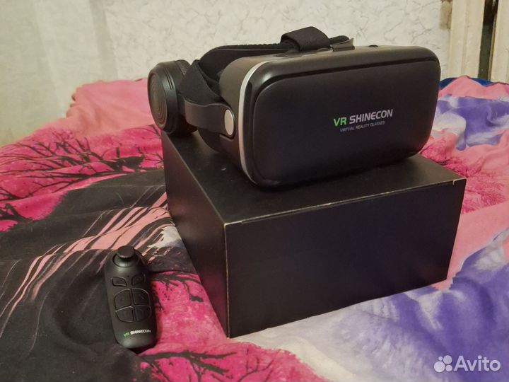 VR очки Shinecon SC-G04E/SC-B03. Чёрные