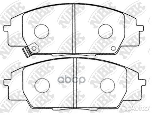 Колодки передние honda Civic 01-05 mot.2,0 Type