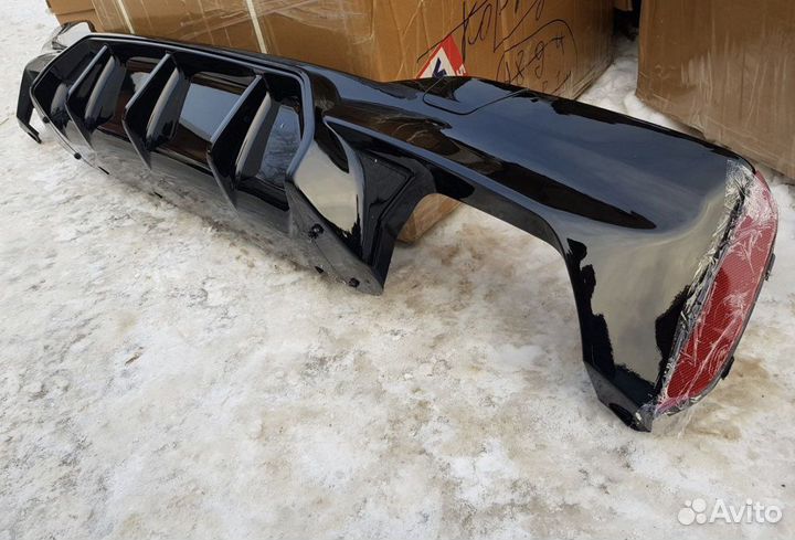 Диффузор на задний бампер Бмв G30