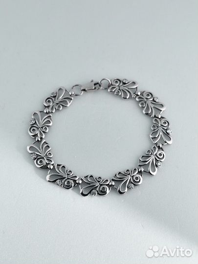 Серебряный браслет Брюс