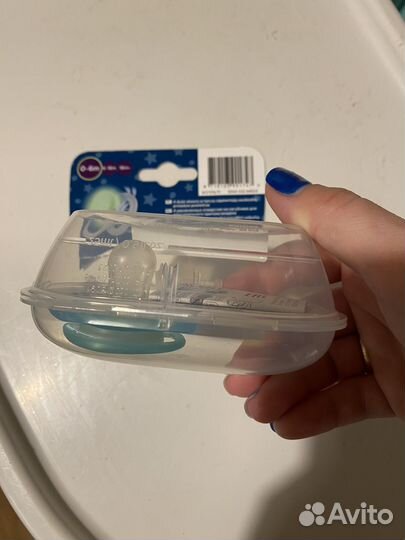 Соска пустышка avent 0-6 мес новая