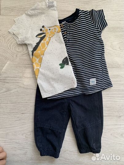 Вещи пакетом на мальчика 74-80