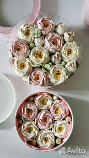 Зефирные цветы