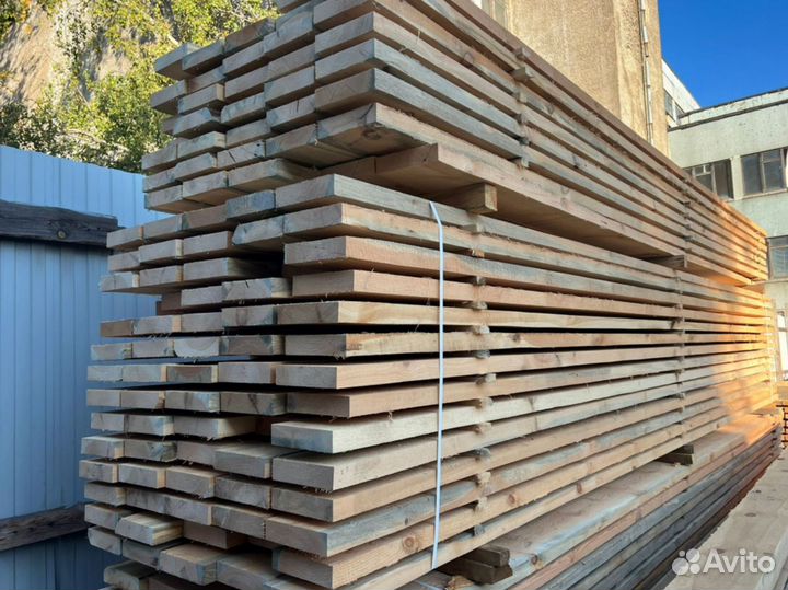 Доска обрезная 25х150х6000мм от производителя