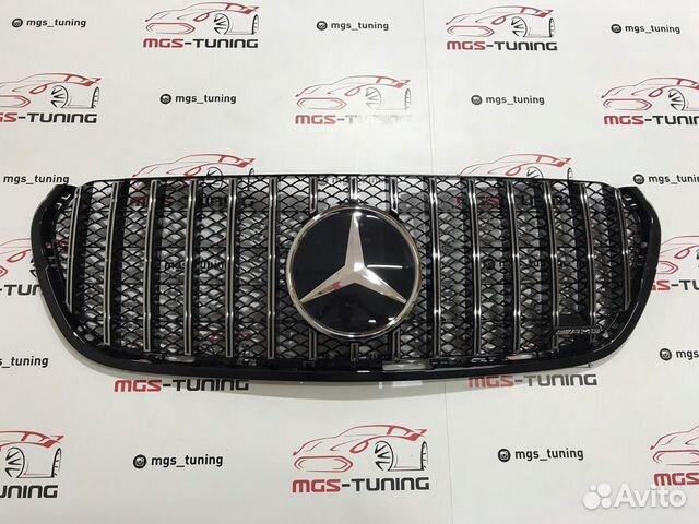 Решетка на X-Class GT-Black Дистроник + AMG