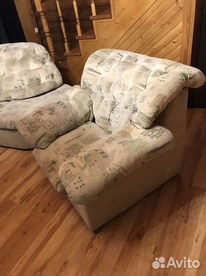 Диван угловой раскладной с креслом бу