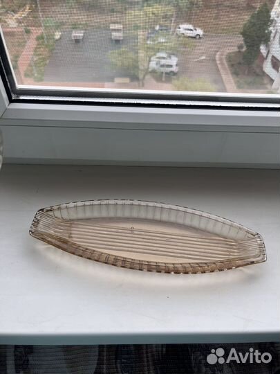 Селедочница стекло СССР