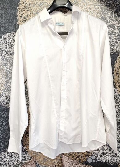 Мужская рубашка белая 41-42