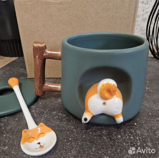 Кружка с жопкой собаки