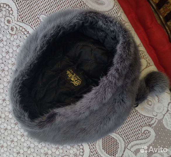 Берет женский норковый