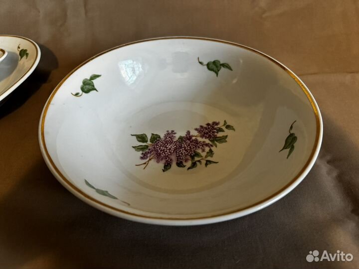 Соусник и салатник Сирень