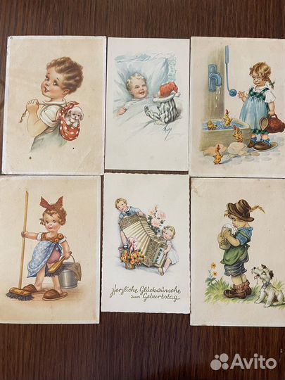 Немецкие открытки 1940-50