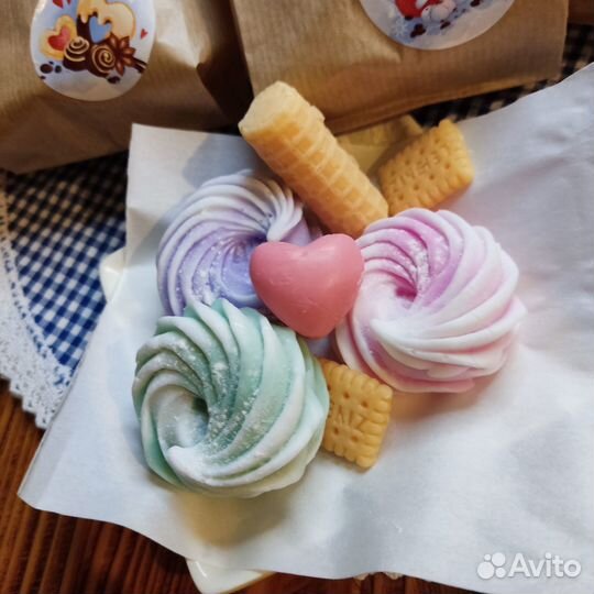 Мыло ручной работы набор 3 шт