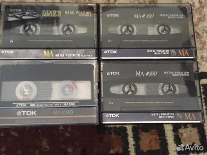 Аудиокассеты TDK, sony. Metal