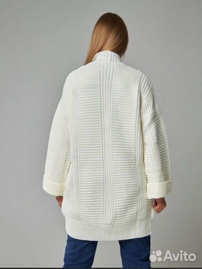 Новый Вязаный кардиган 46-50