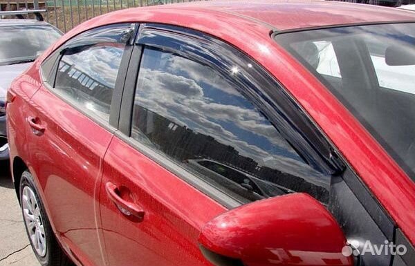 Дефлектор двери Hyundai Solaris c 2017